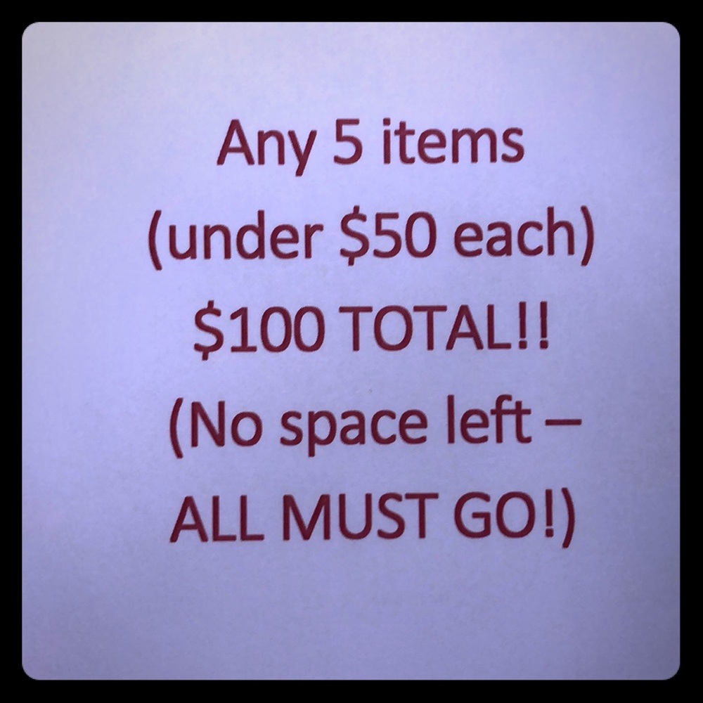 Amazing sale! NWT brand name items!